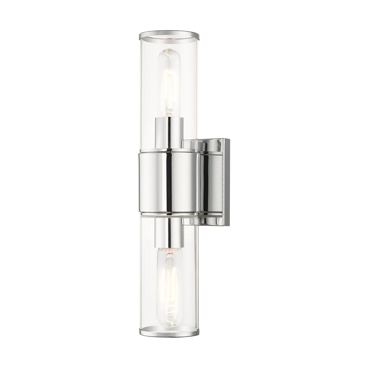 2 Light Polished Chrome Vanity Sconce by Livex Lighting