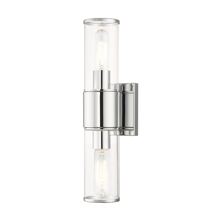 2 Light Polished Chrome Vanity Sconce by Livex Lighting