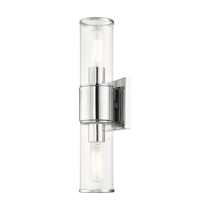 2 Light Polished Chrome Vanity Sconce