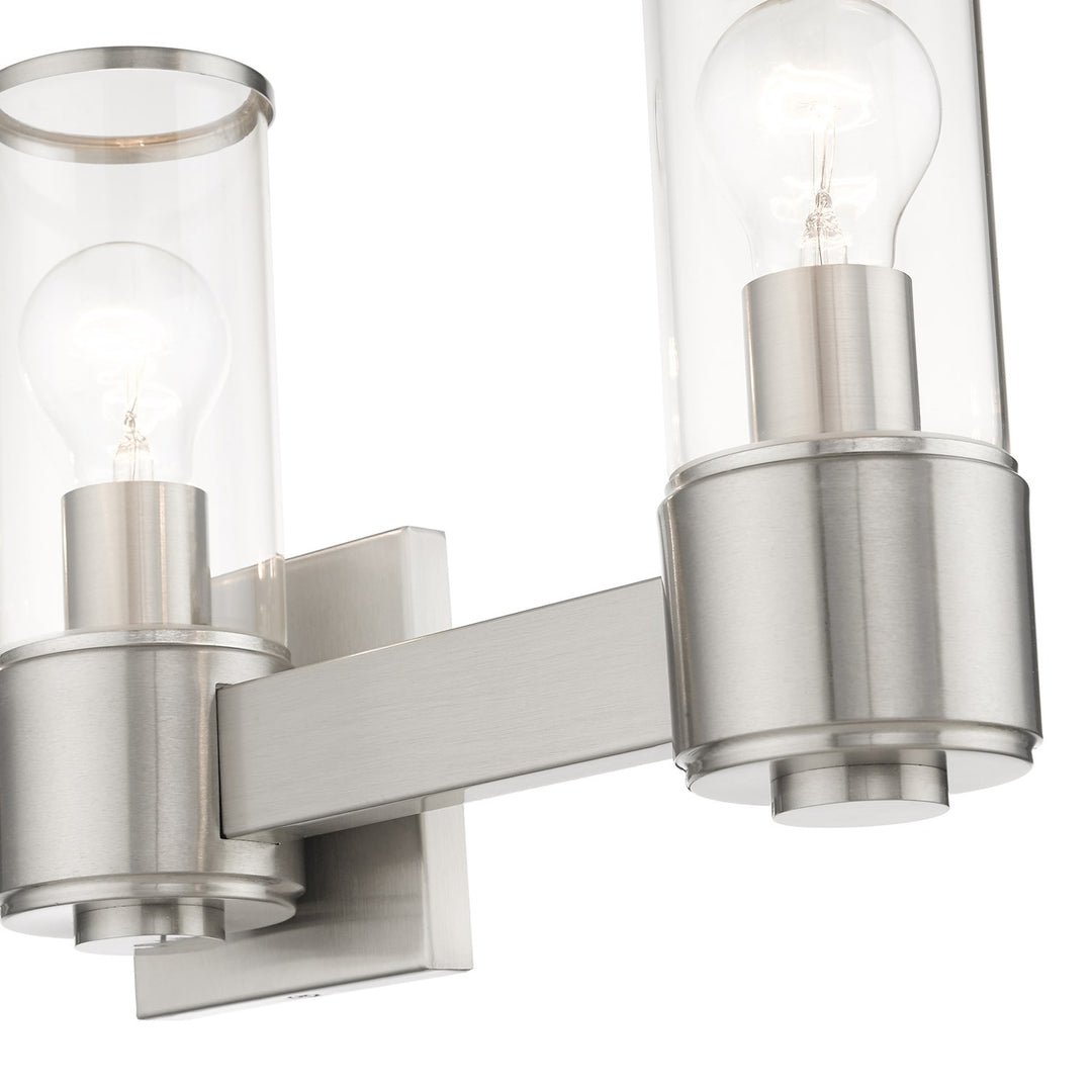 3 Light Brushed Nickel Vanity Sconce