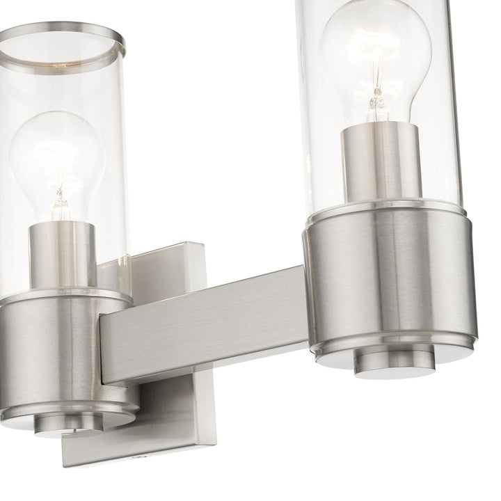 3 Light Brushed Nickel Vanity Sconce