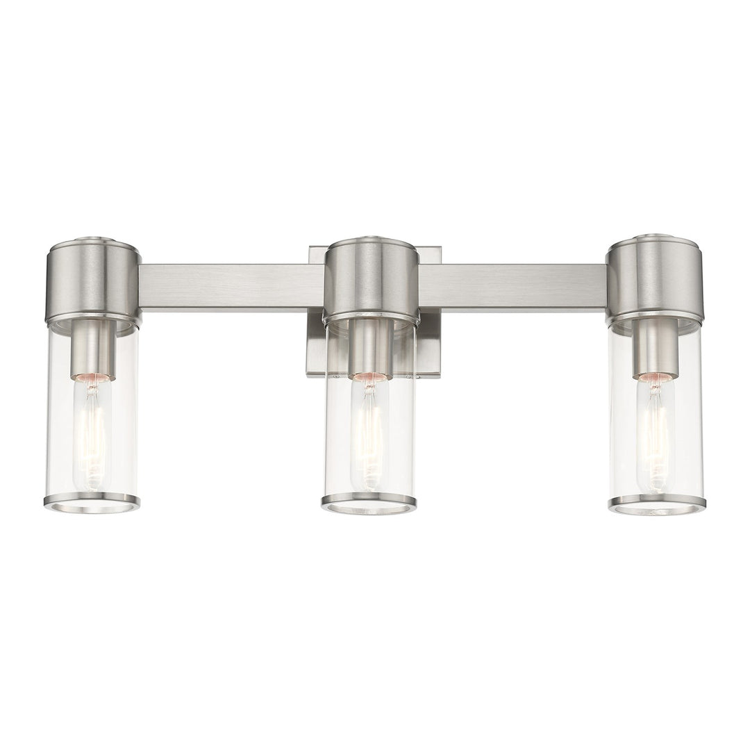 3 Light Brushed Nickel Vanity Sconce