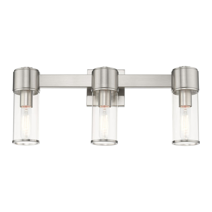 3 Light Brushed Nickel Vanity Sconce