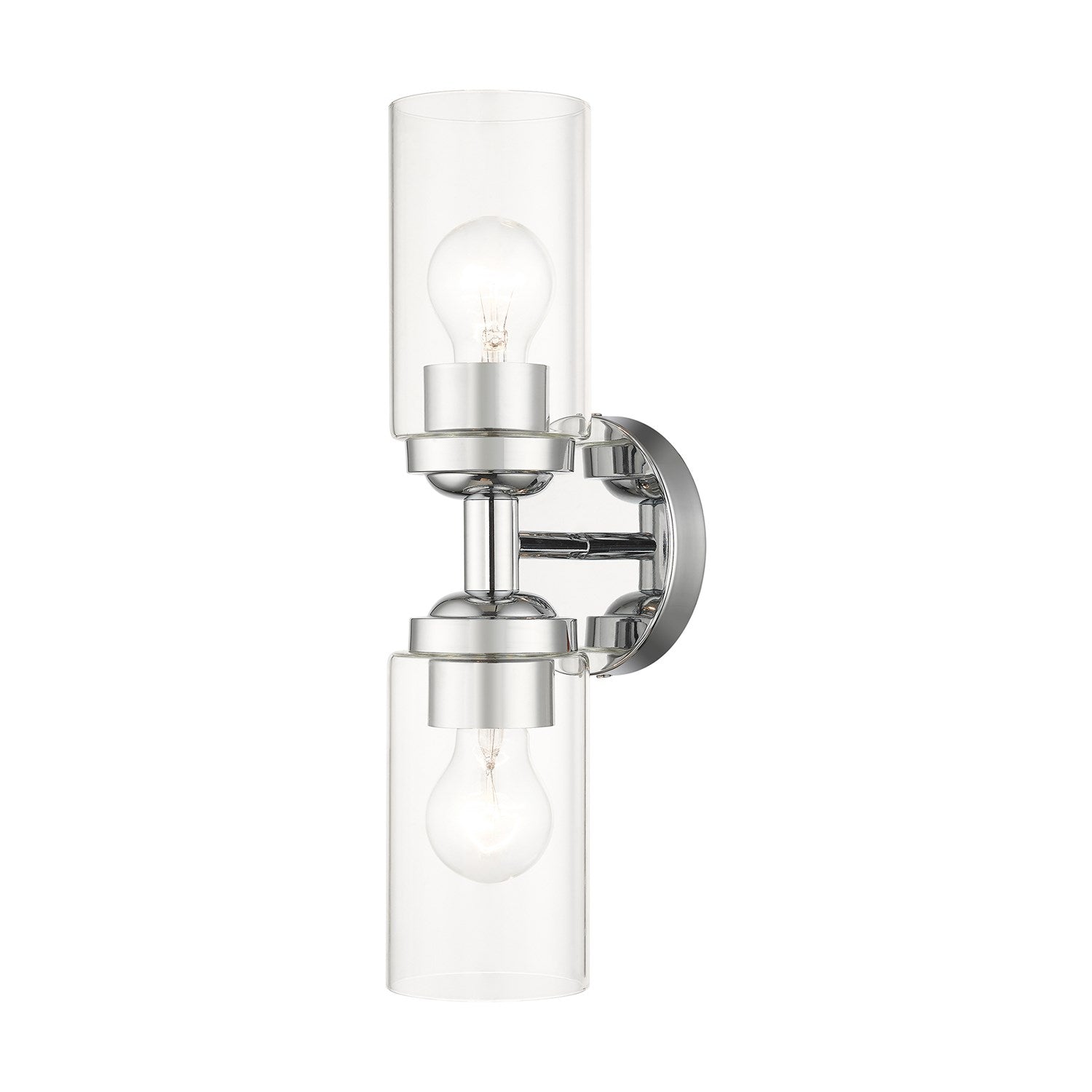 2 Light Polished Chrome Vanity Sconce by Livex Lighting