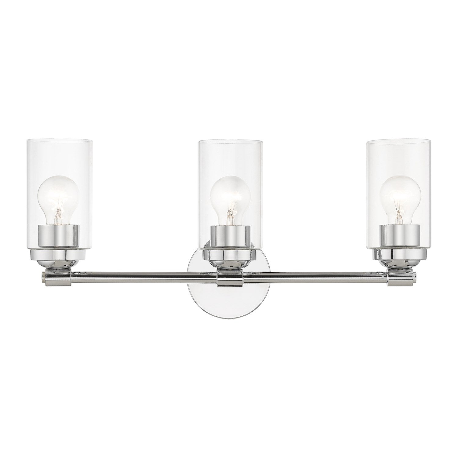 3 Light Polished Chrome Vanity Sconce by Livex Lighting