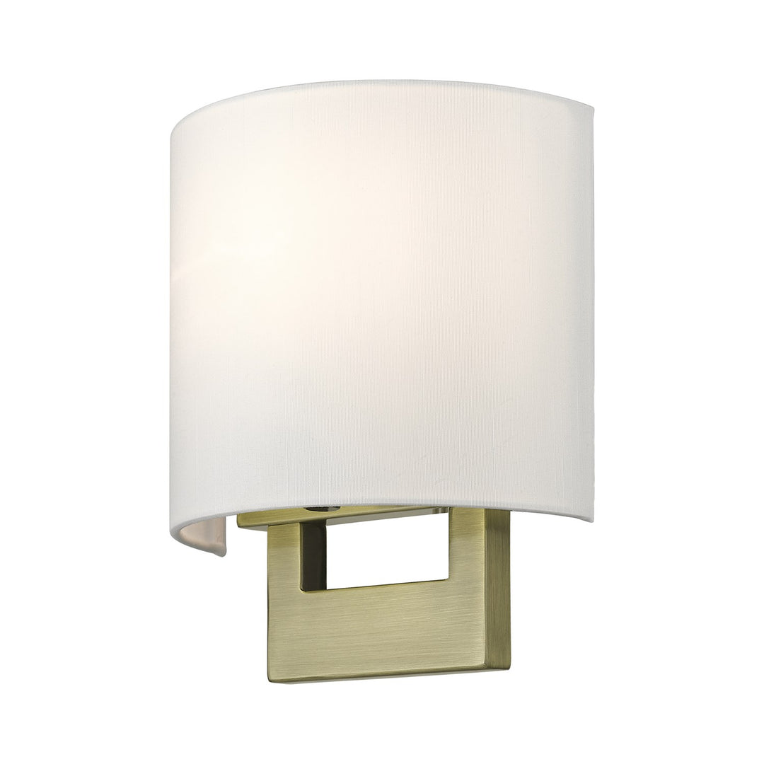 1 Light Antique Brass Petite Ada Sconce