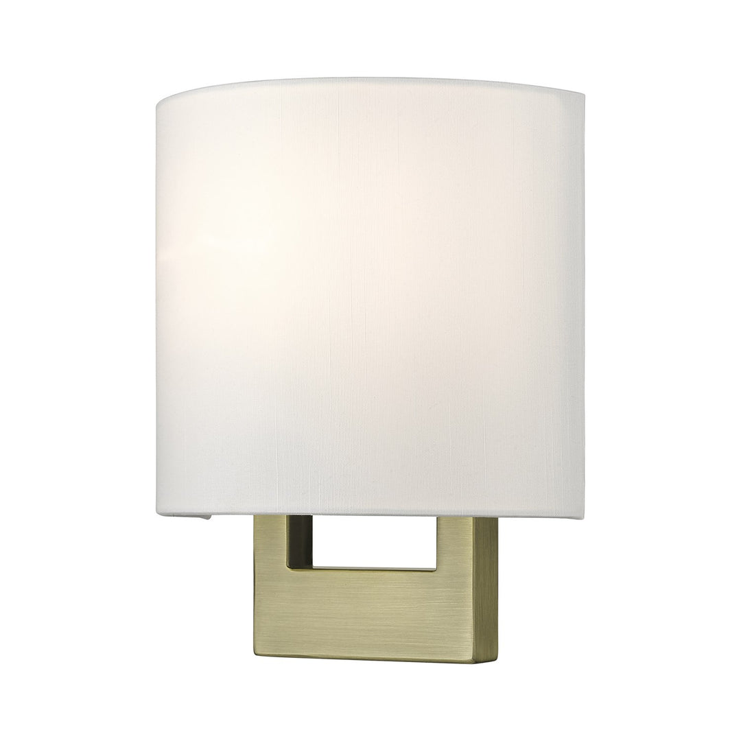 1 Light Antique Brass Petite Ada Sconce