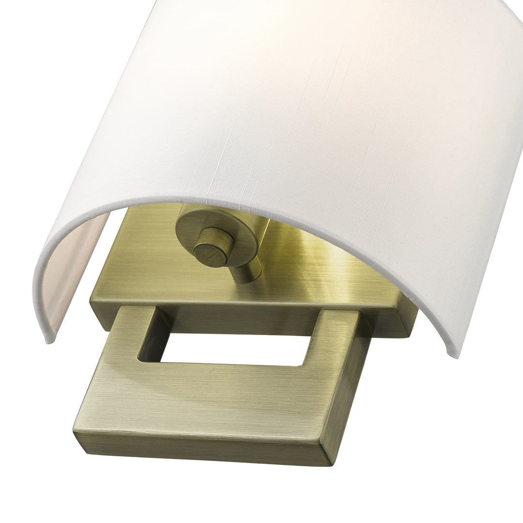 1 Light Antique Brass Petite Ada Sconce