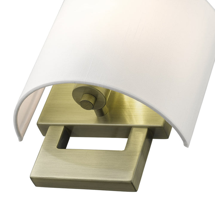 1 Light Antique Brass Petite Ada Sconce
