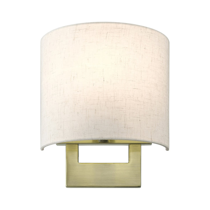 1 Light Antique Brass Petite Ada Sconce