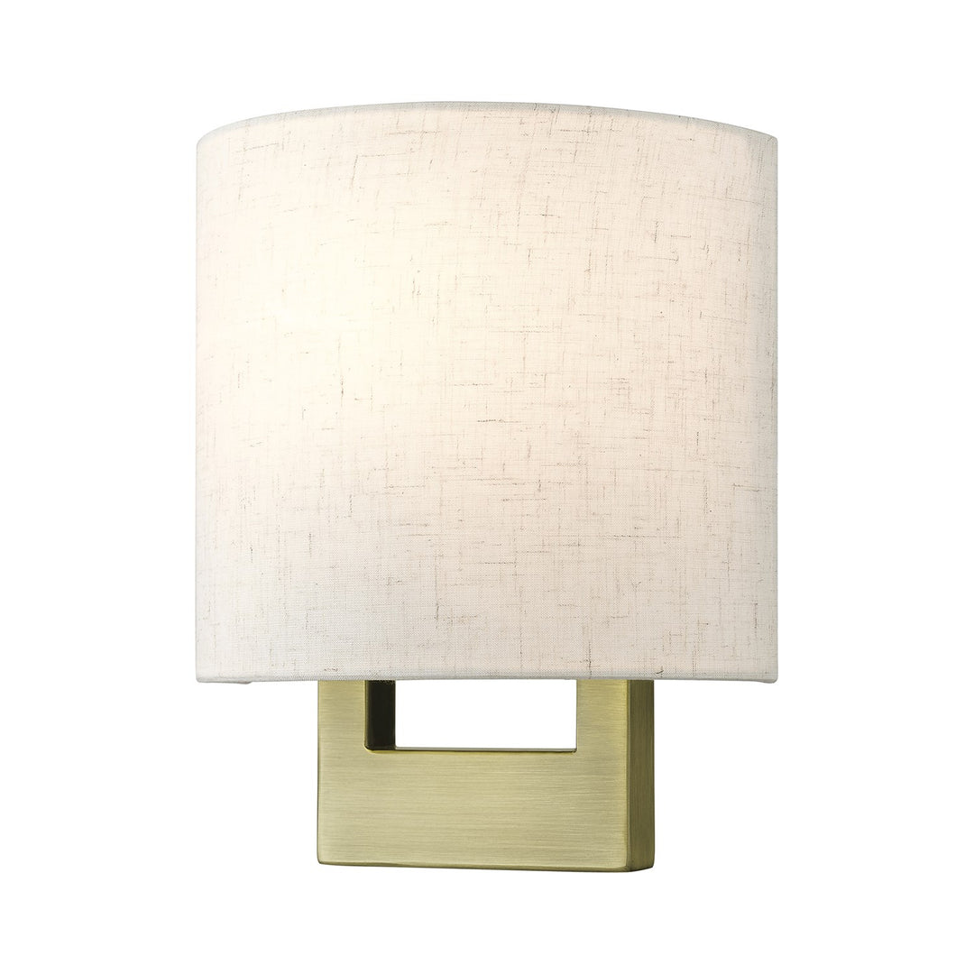 1 Light Antique Brass Petite Ada Sconce