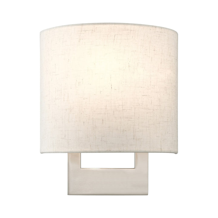 1 Light Brushed Nickel Petite Ada Sconce by Livex Lighting