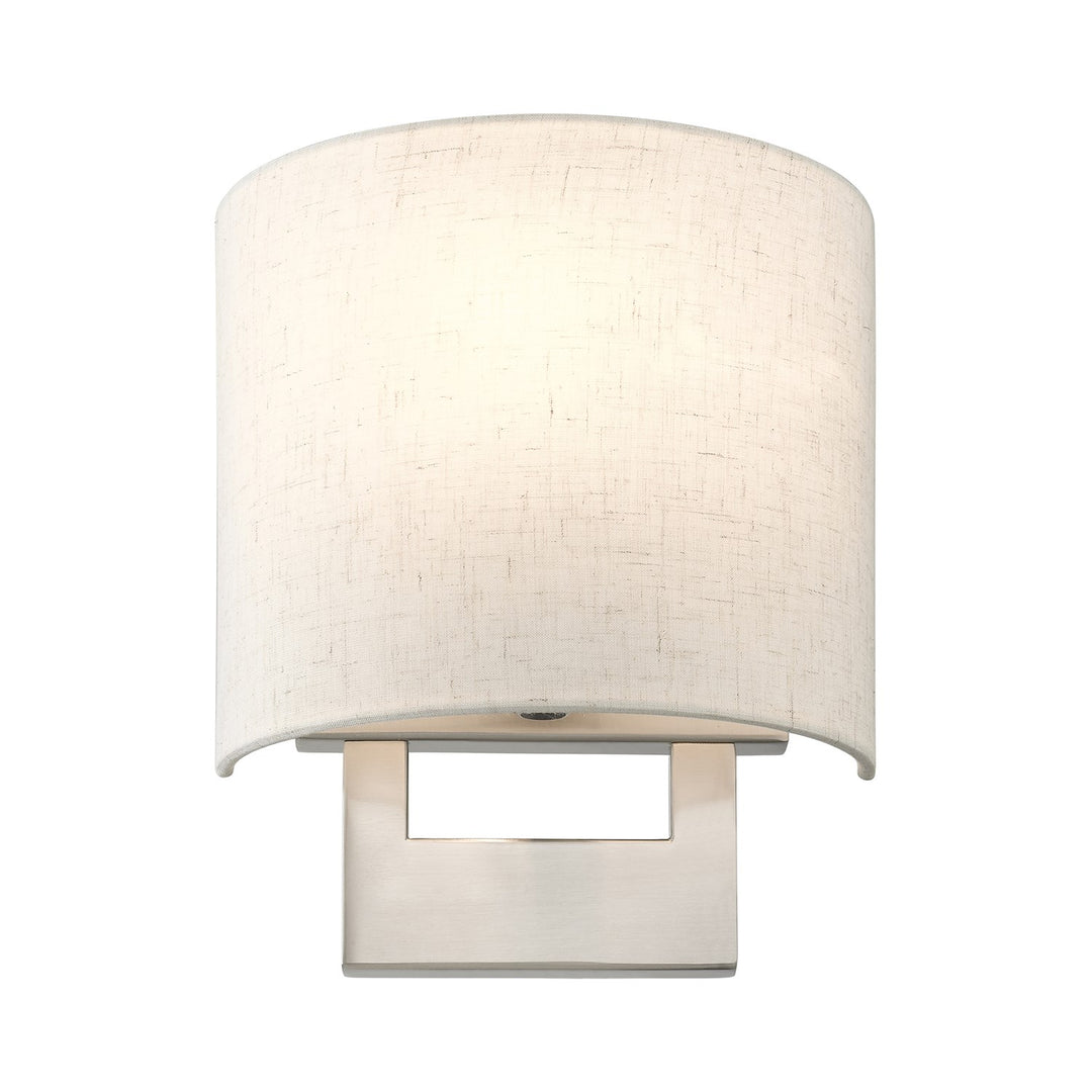 1 Light Brushed Nickel Petite Ada Sconce