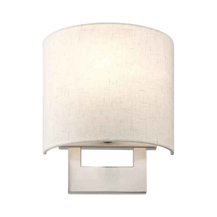 1 Light Brushed Nickel Petite Ada Sconce