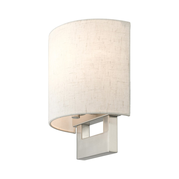 1 Light Brushed Nickel Petite Ada Sconce