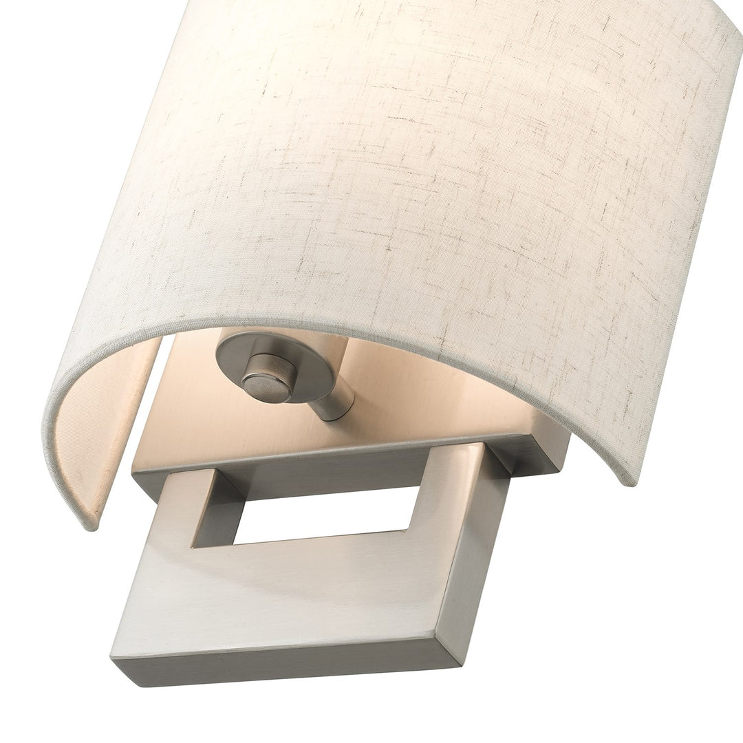 1 Light Brushed Nickel Petite Ada Sconce