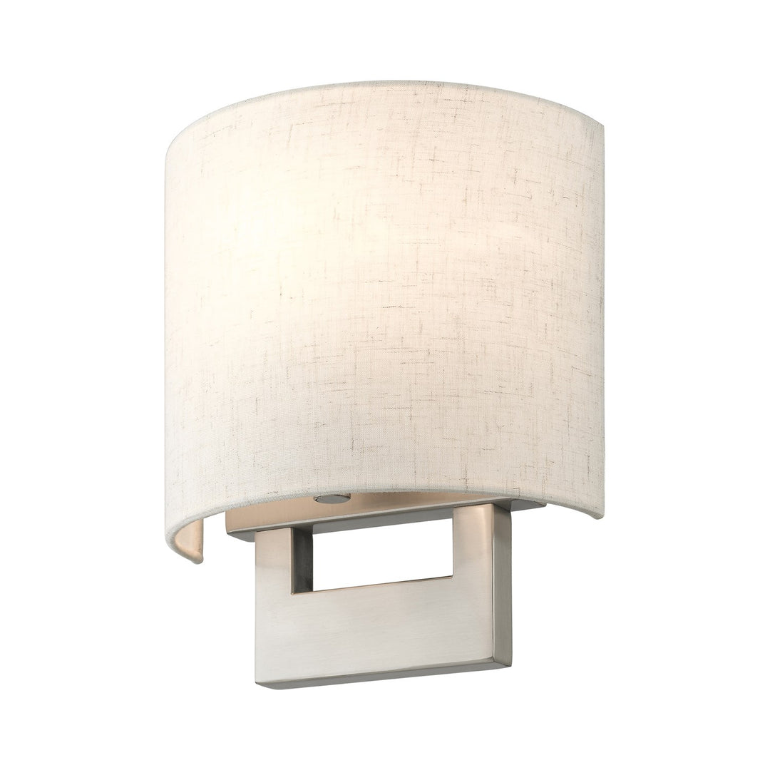 1 Light Brushed Nickel Petite Ada Sconce