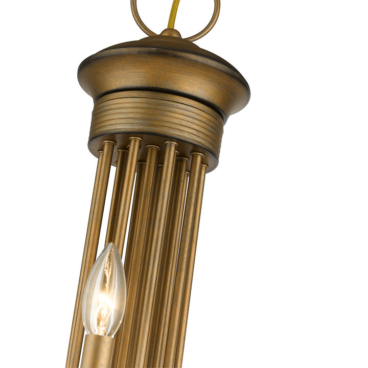 21 Light Antique Gold Leaf Extra Large Chandelier