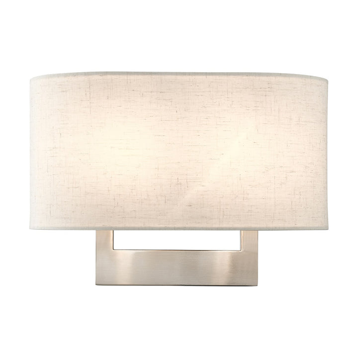 2 Light Brushed Nickel Medium Ada Sconce by Livex Lighting