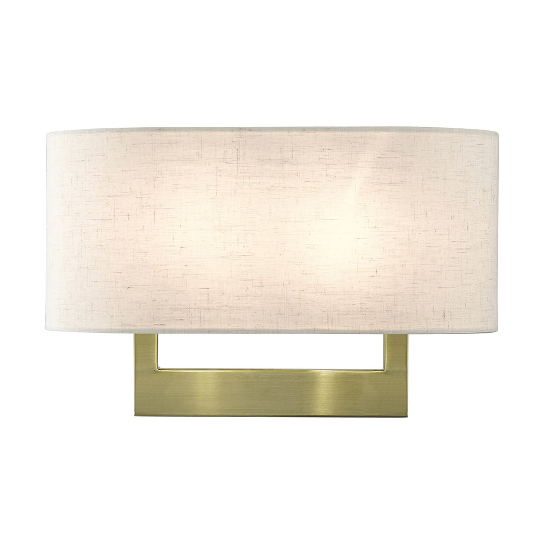 2 Light Antique Brass Large Ada Sconce by Livex Lighting