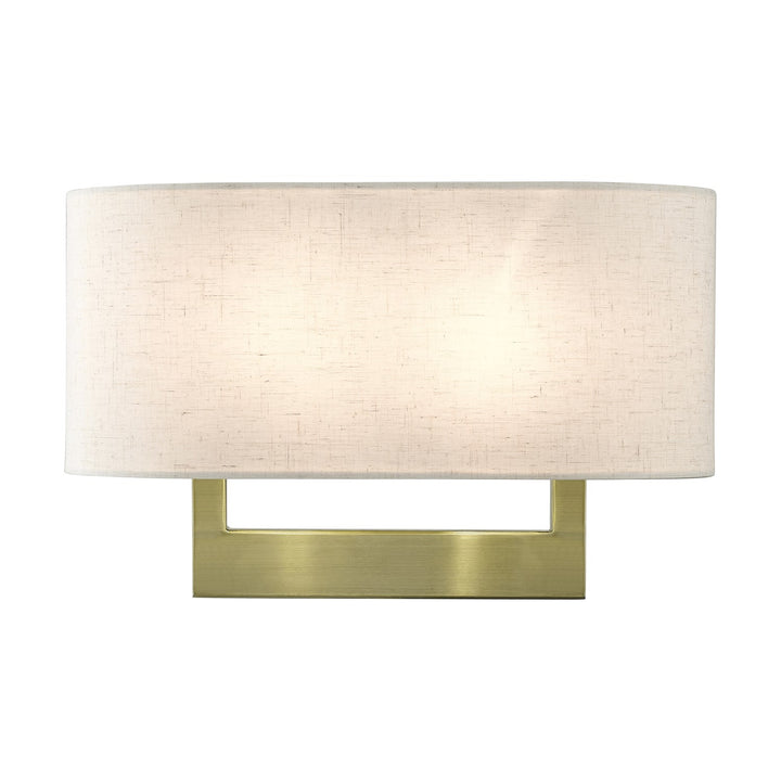 2 Light Antique Brass Large Ada Sconce by Livex Lighting