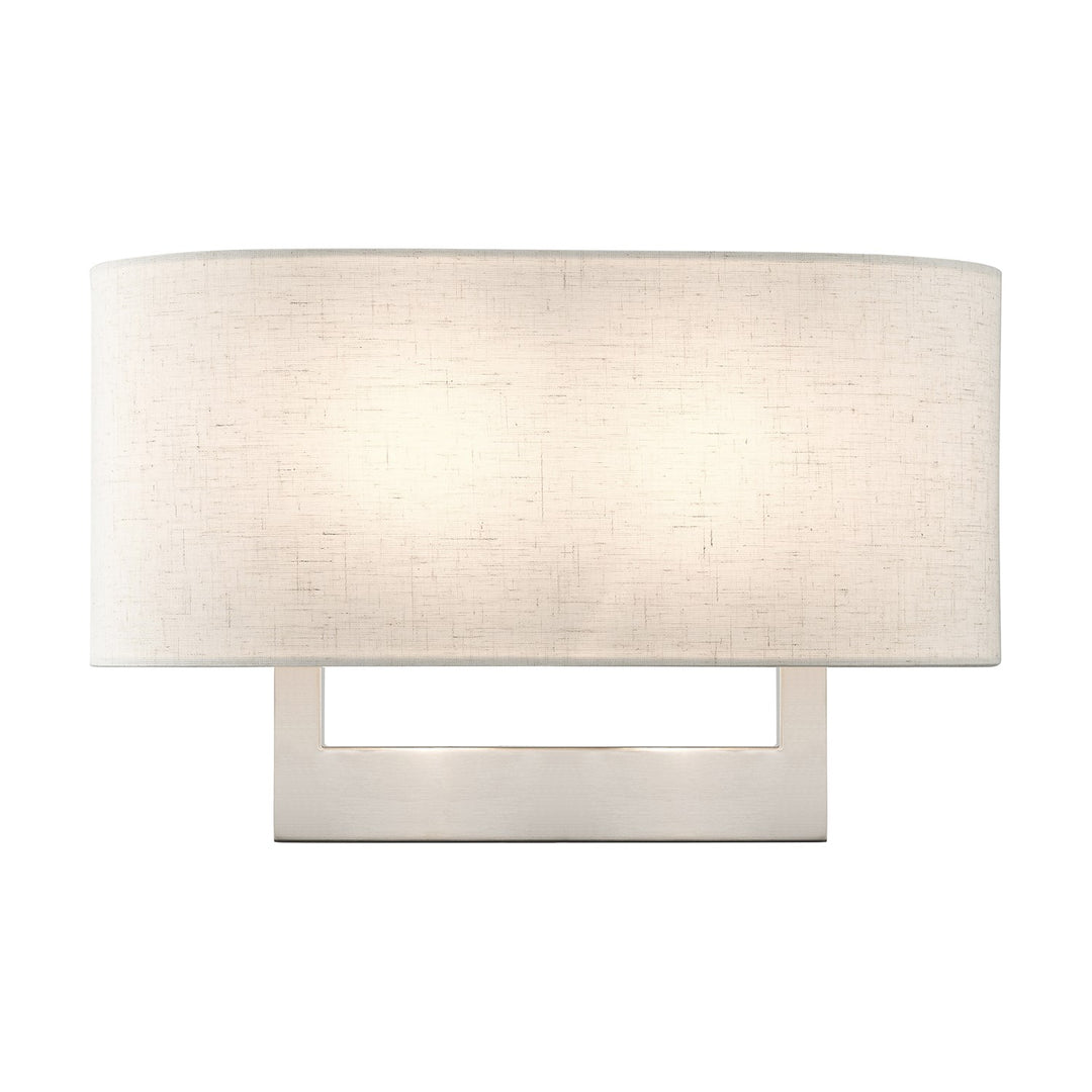 2 Light Brushed Nickel Large Ada Sconce by Livex Lighting