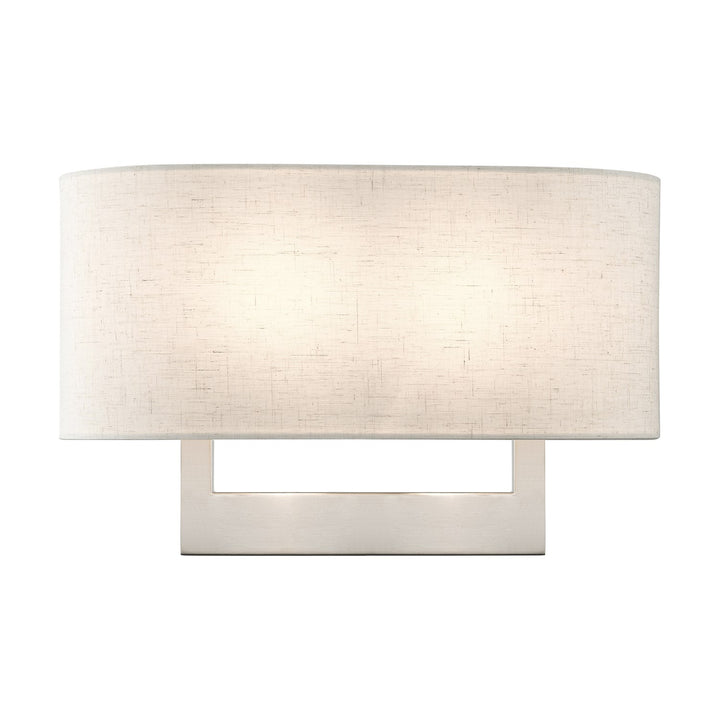 2 Light Brushed Nickel Large Ada Sconce by Livex Lighting