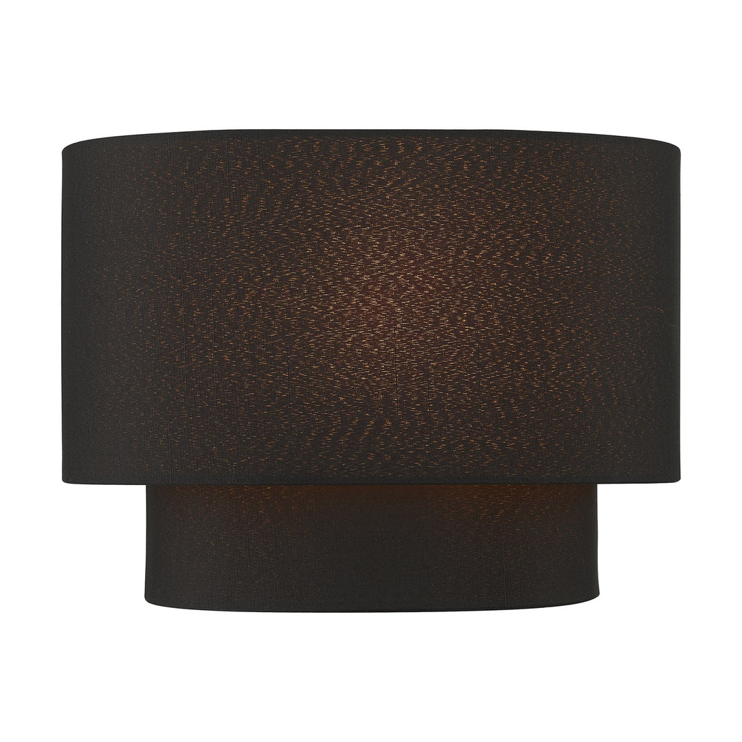 1 Light Black Ada Sconce by Livex Lighting