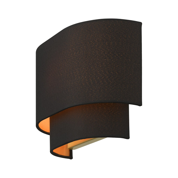 1 Light Black Ada Sconce