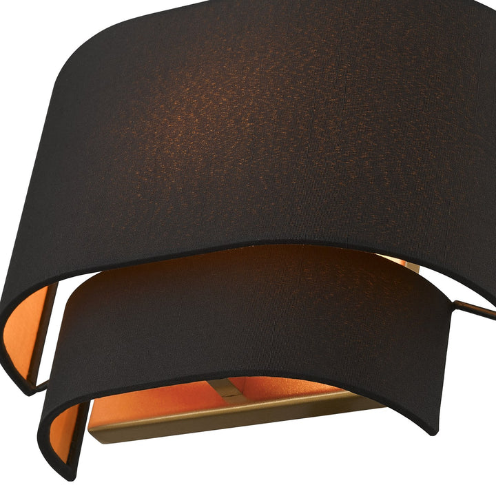 1 Light Black Ada Sconce
