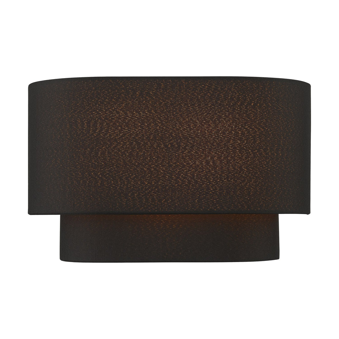 2 Light Black Ada Sconce by Livex Lighting