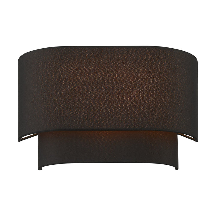 2 Light Black Ada Sconce
