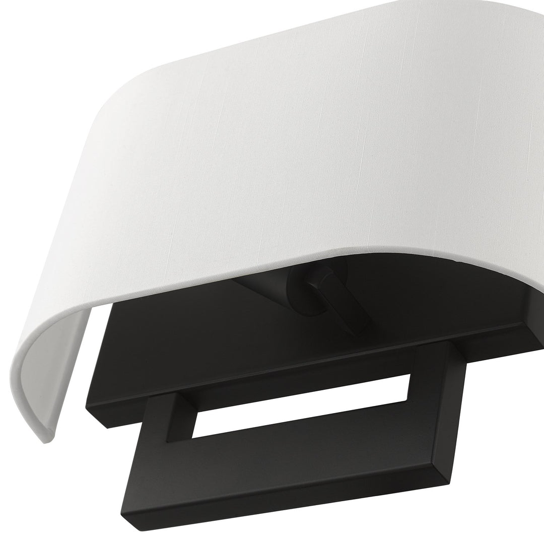 2 Light Black Medium Ada Sconce