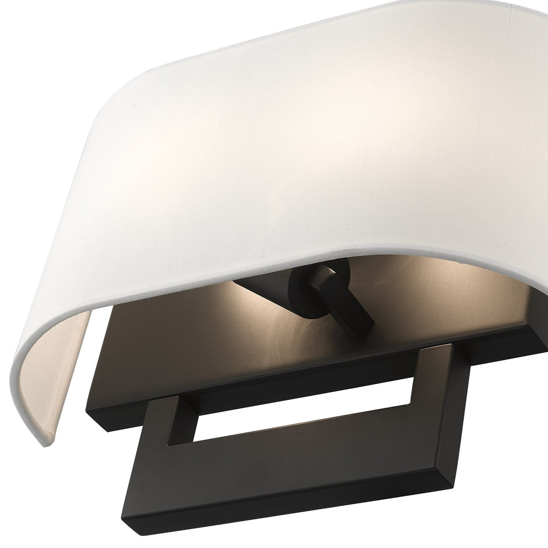 2 Light Black Medium Ada Sconce