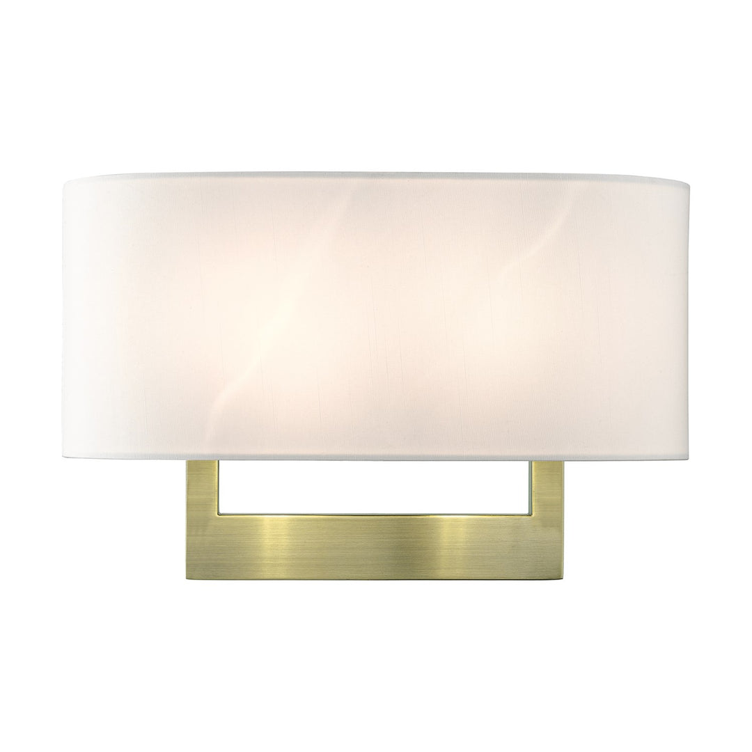 2 Light Antique Brass Large Ada Sconce by Livex Lighting