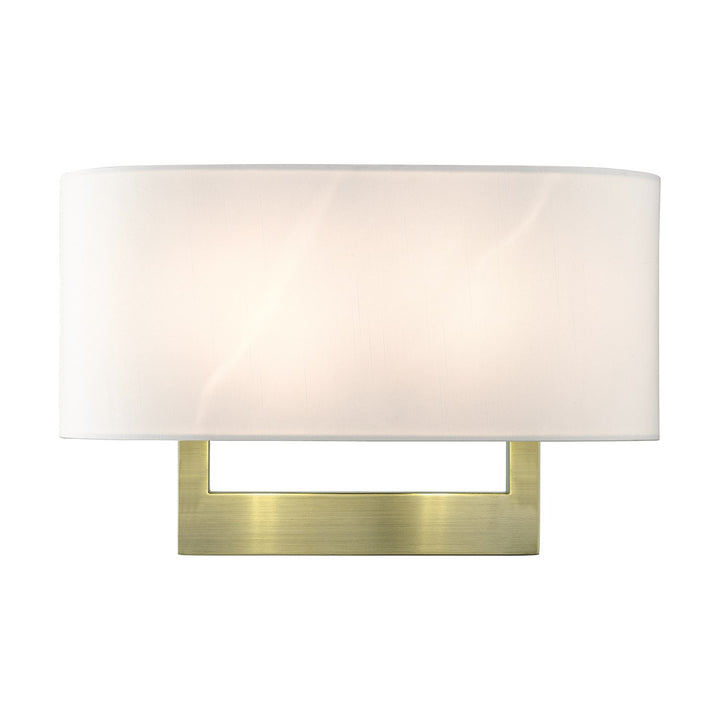 2 Light Antique Brass Large Ada Sconce by Livex Lighting