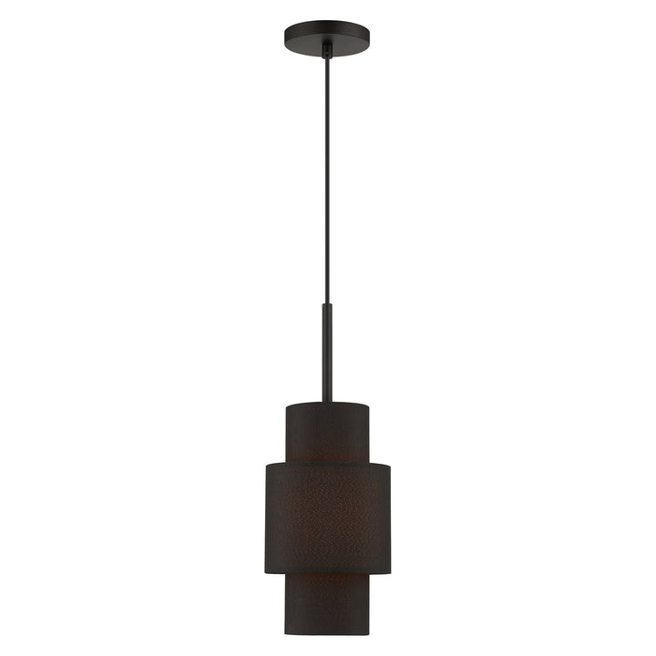 1 Light Black Pendant