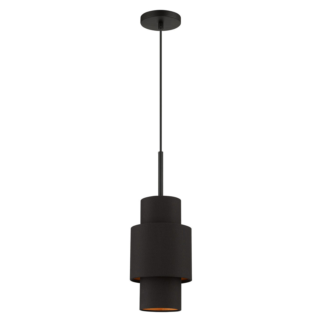 1 Light Black Pendant