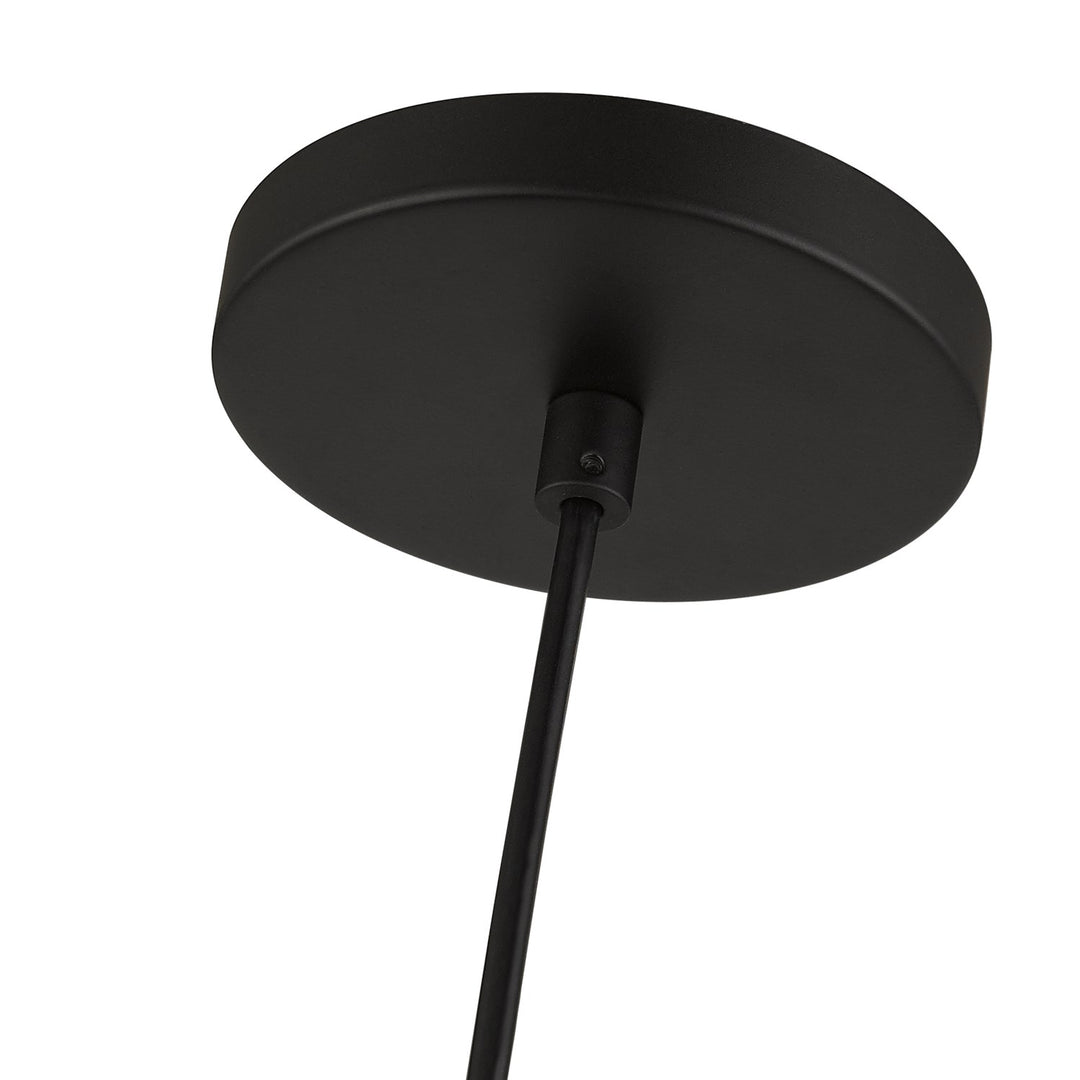 1 Light Black Pendant