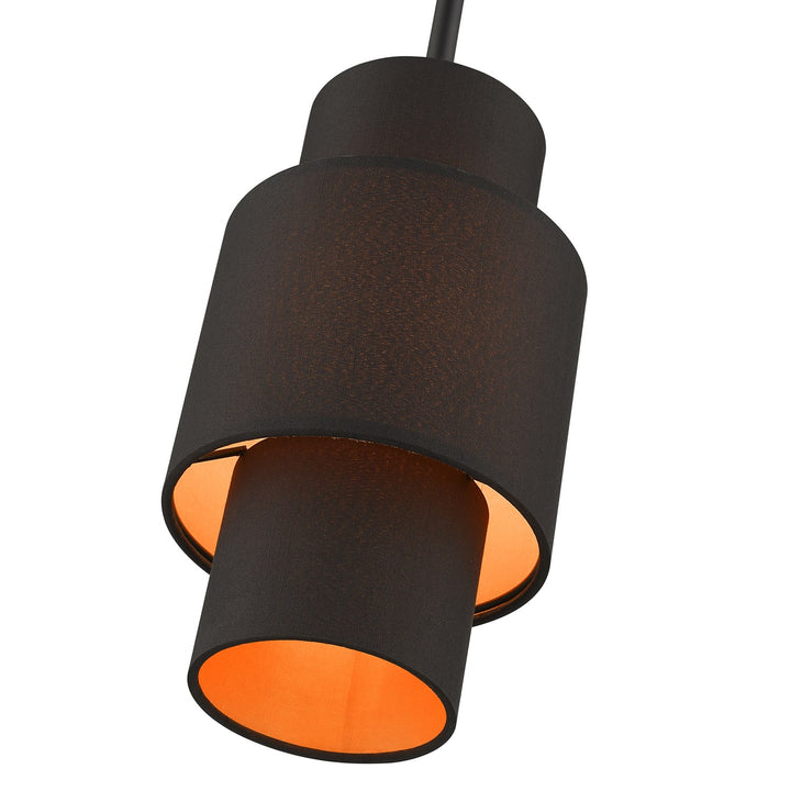 1 Light Black Pendant