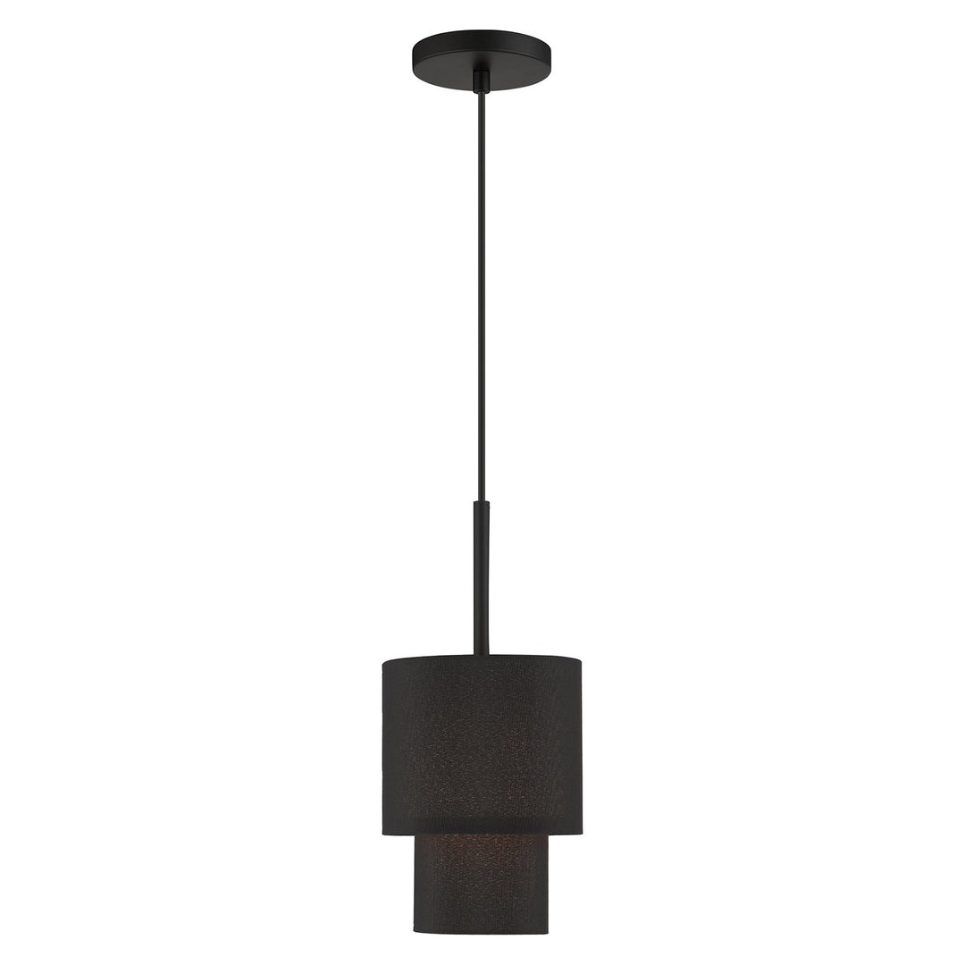 1 Light Black Mini Pendant