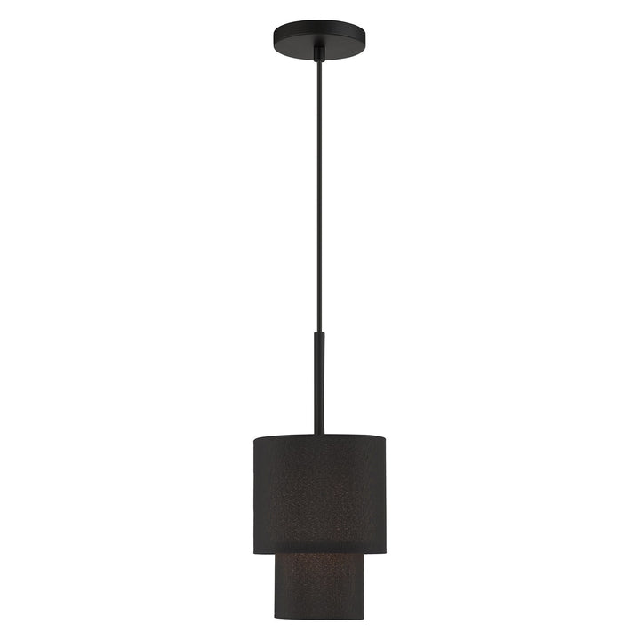 1 Light Black Mini Pendant