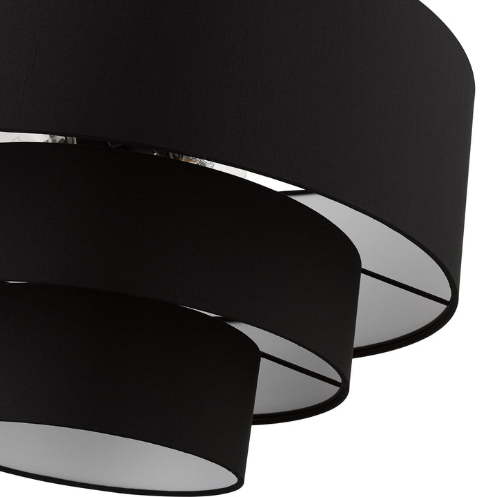 4 Light Black Pendant Chandelier