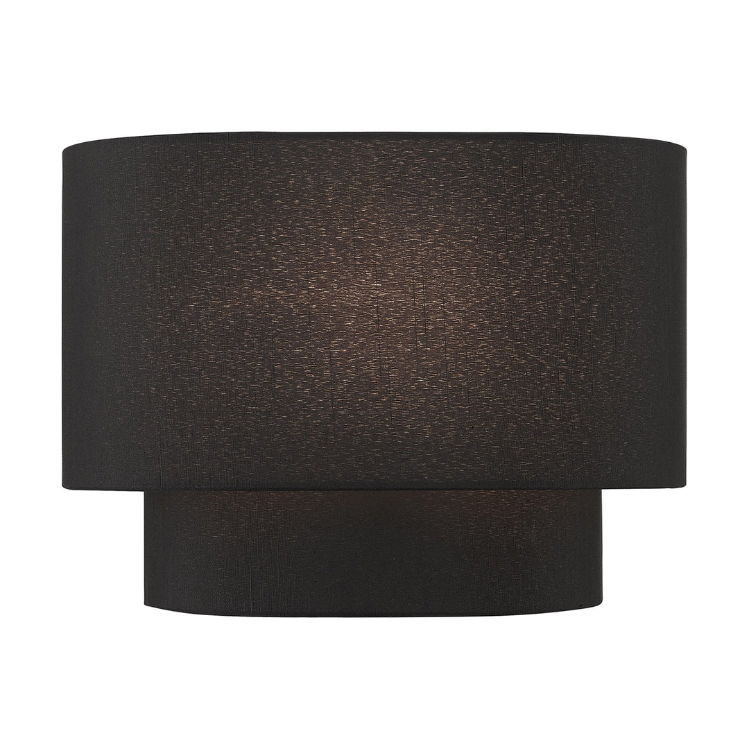 1 Light Black Ada Sconce by Livex Lighting