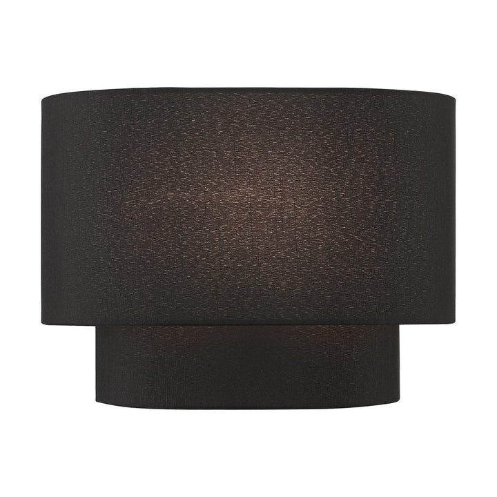 1 Light Black Ada Sconce by Livex Lighting
