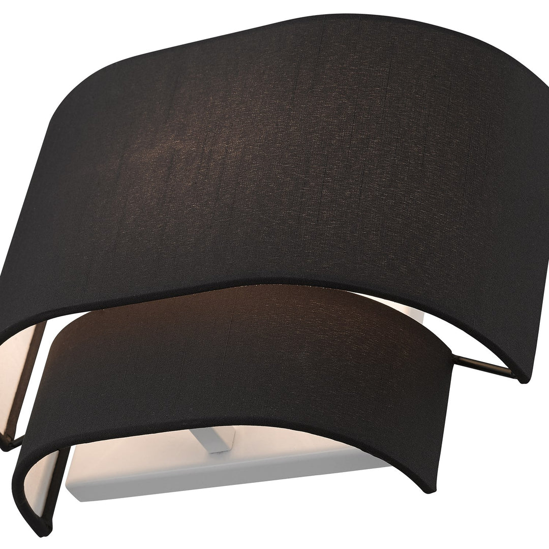 1 Light Black Ada Sconce