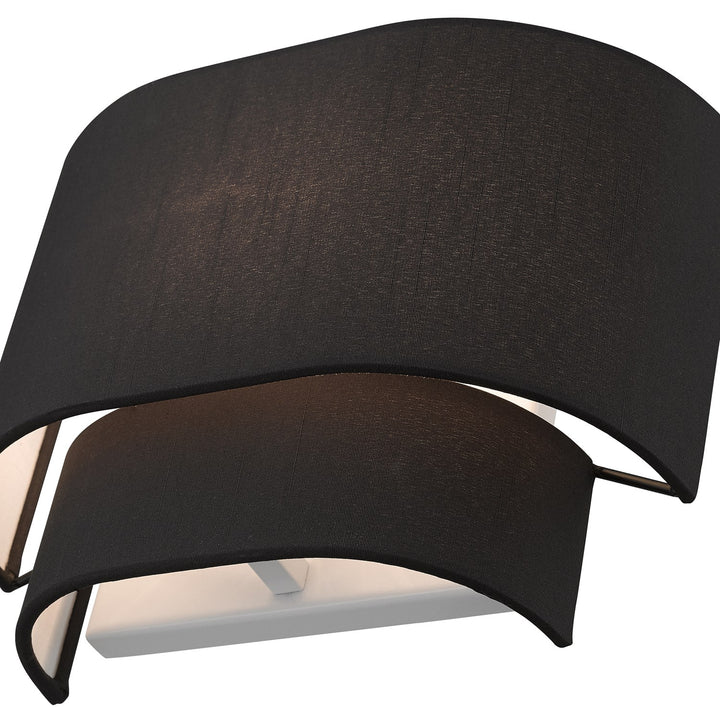 1 Light Black Ada Sconce