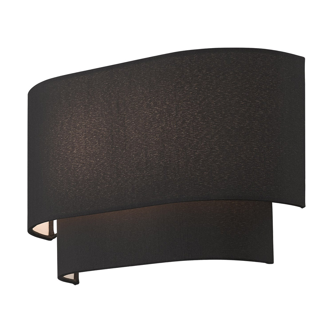 2 Light Black Ada Sconce