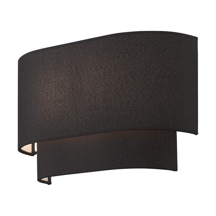 2 Light Black Ada Sconce