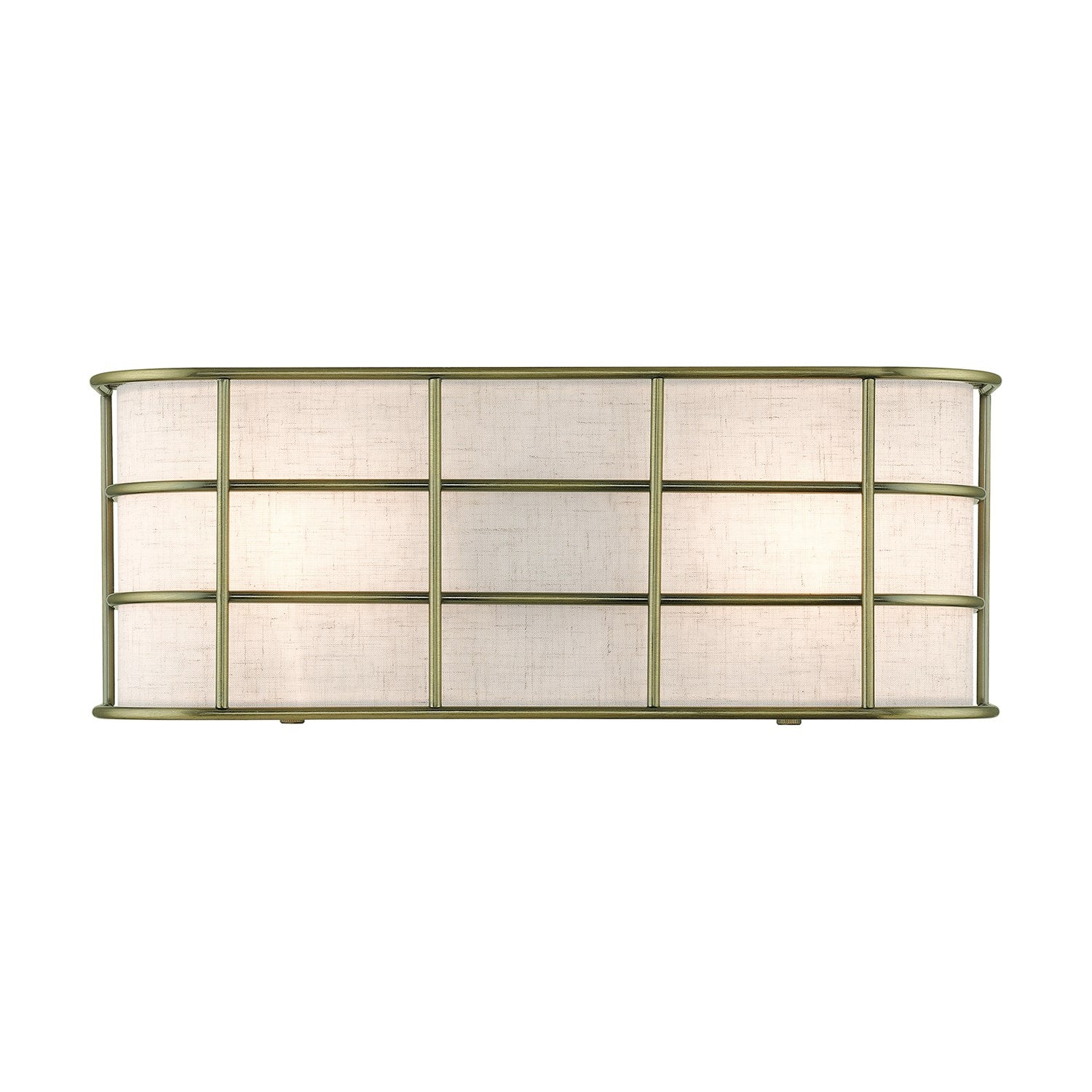 2 Light Antique Brass Ada Sconce by Livex Lighting